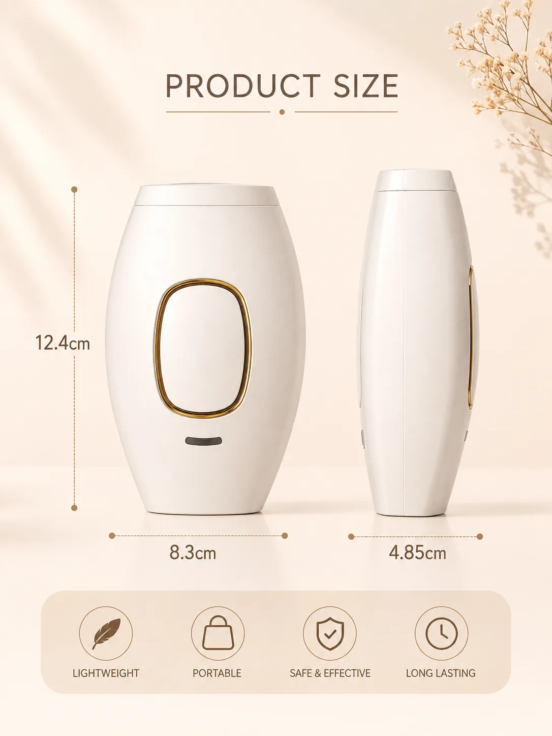 IPL laser hair removal kit
