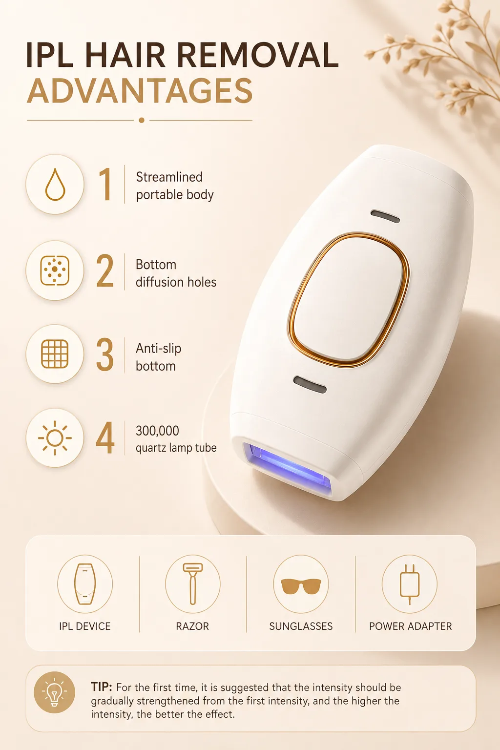 IPL Hair Removal Laser Device Kit — image 3 of 4