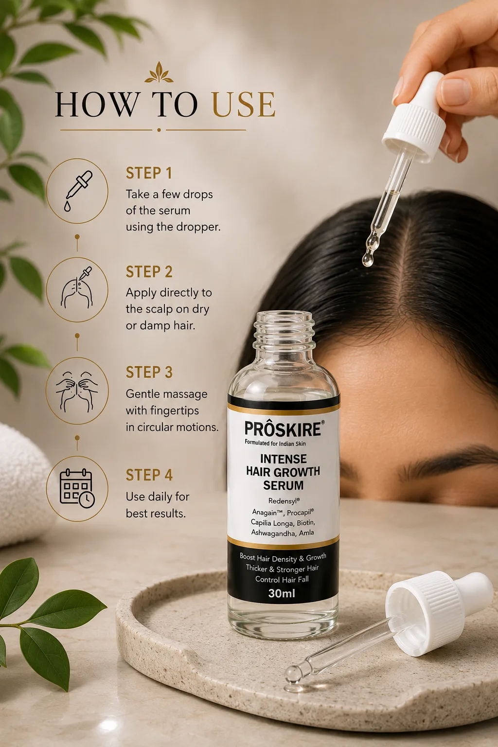 Proskire Intense Hair Growth Serum – 30ml — image 4 of 4