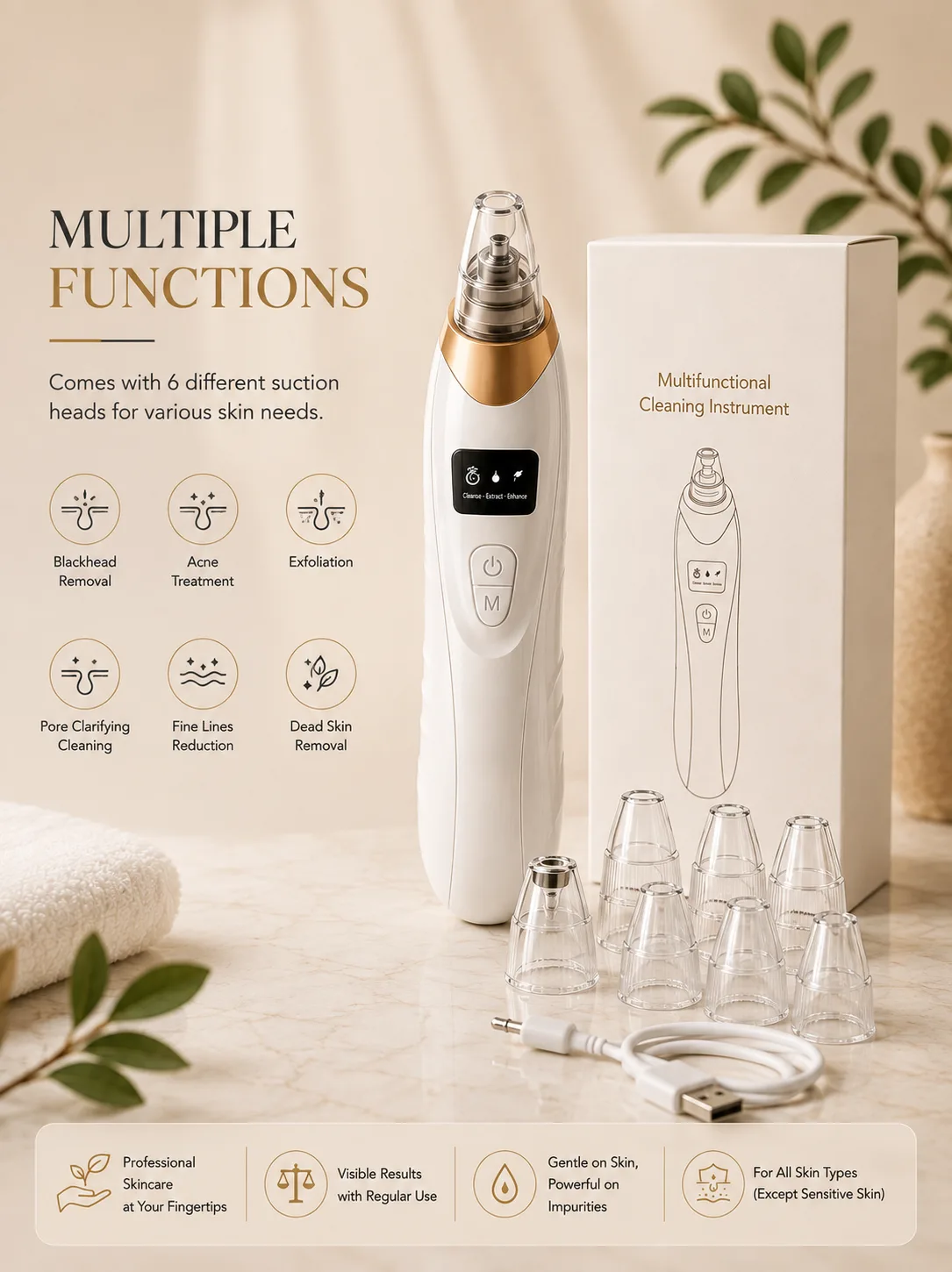Multifunctional Facial Pore Cleaner & Blackhead Remover — image 3 of 4