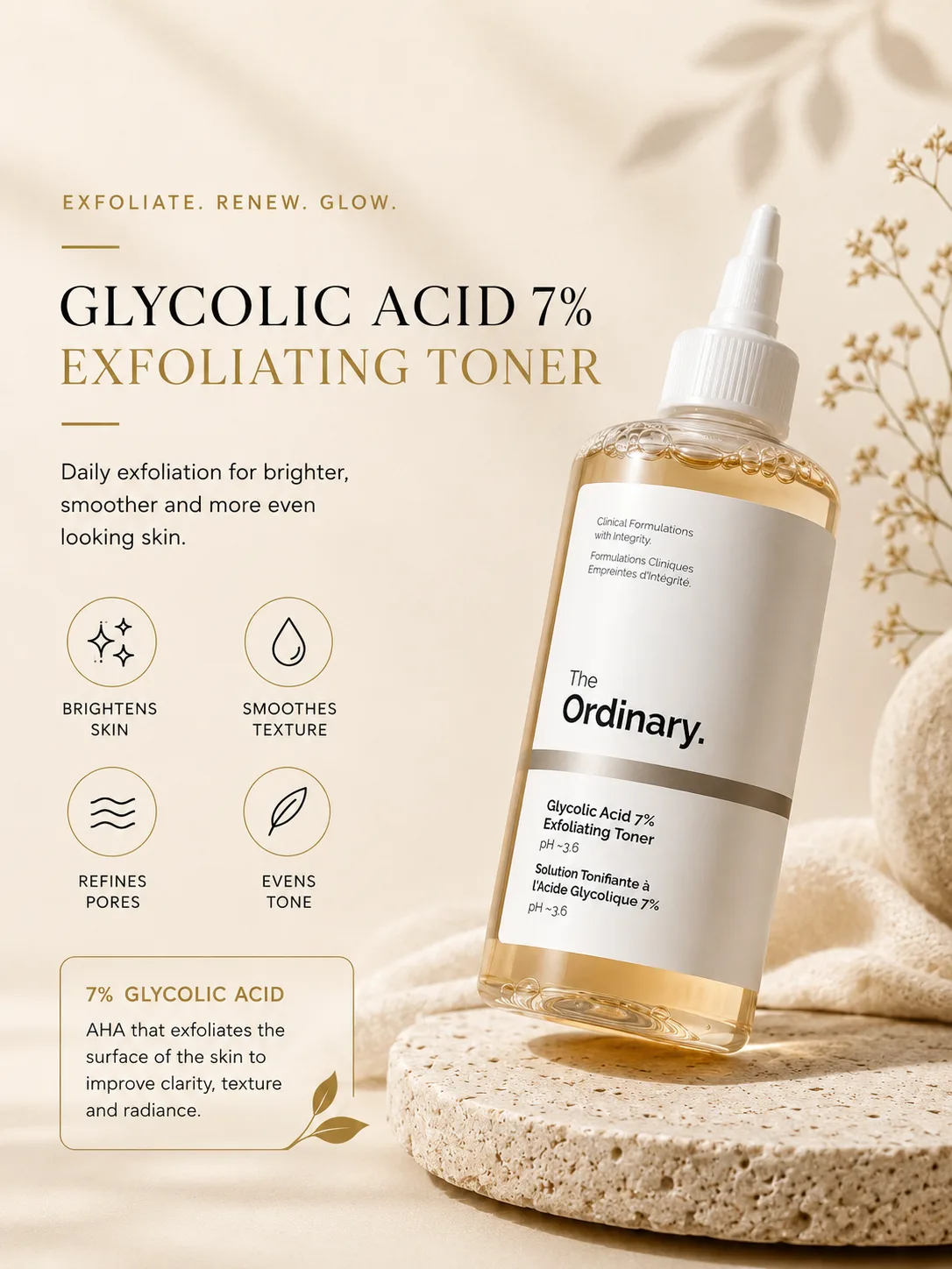 The Ordinary Glycolic Acid 7% Exfoliating Toner — image 1 of 4