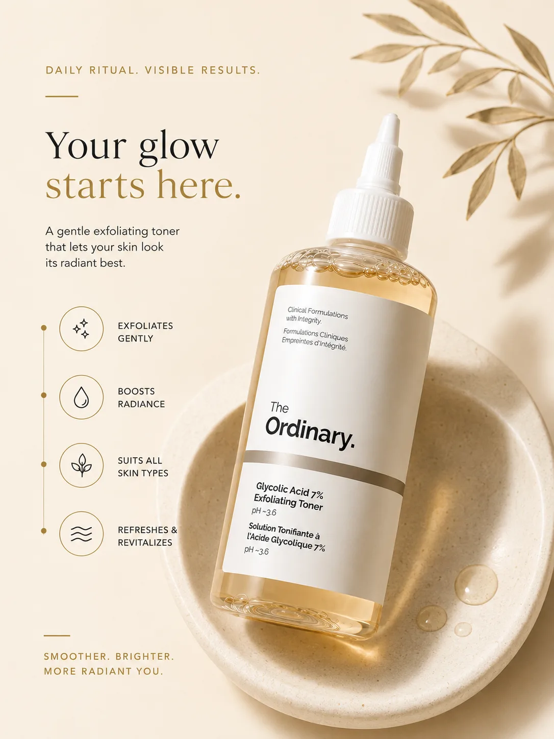 The Ordinary Glycolic Acid 7% Exfoliating Toner — image 2 of 4