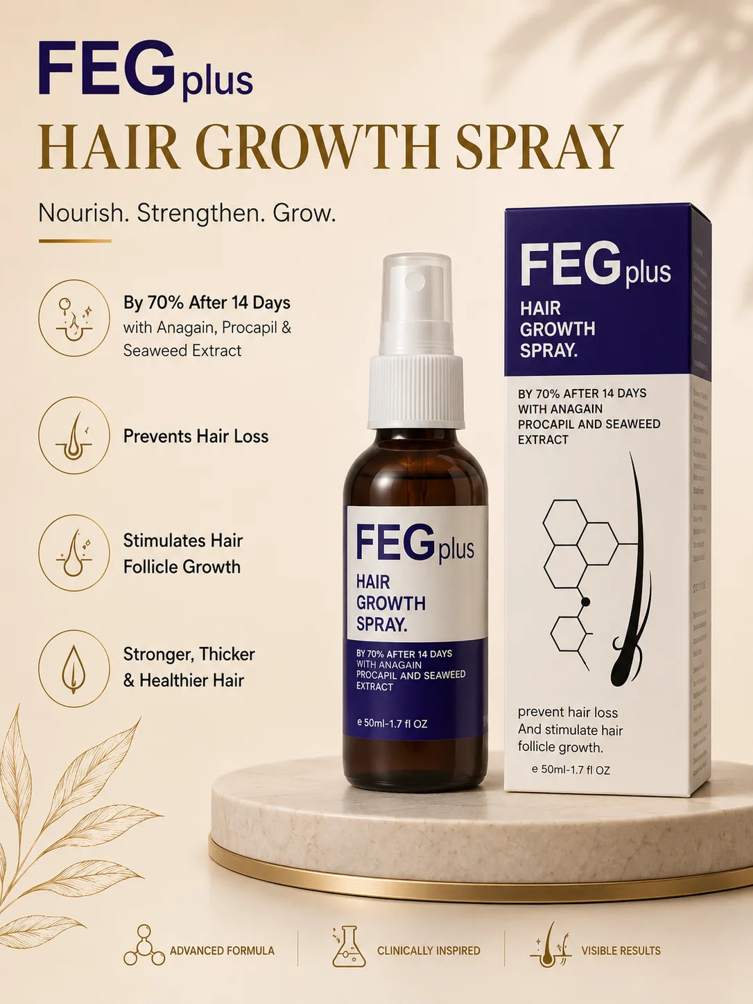 FEG Plus Hair Growth Spray