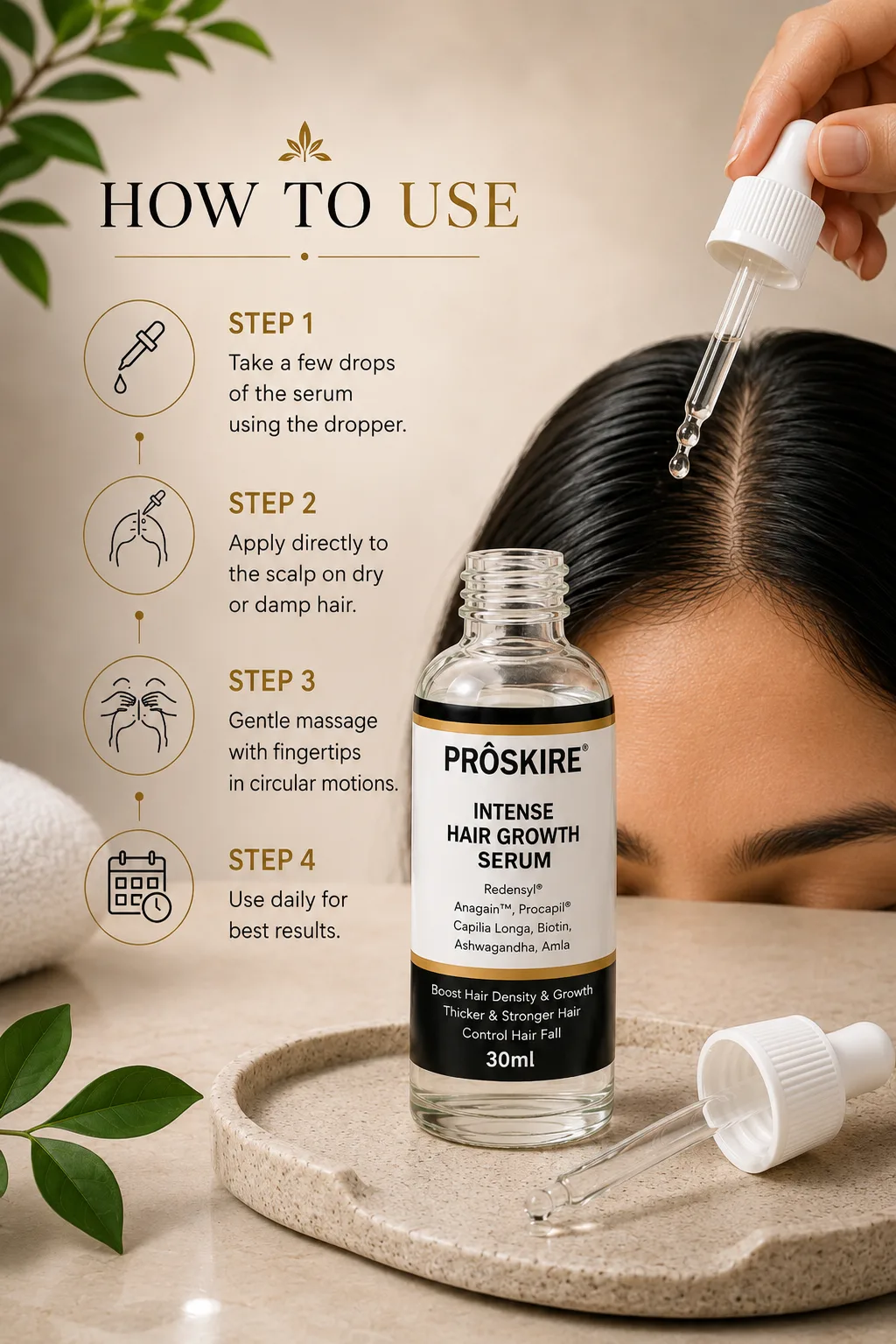 Proskire Intense Hair Growth Serum – 30ml — image 4 of 4